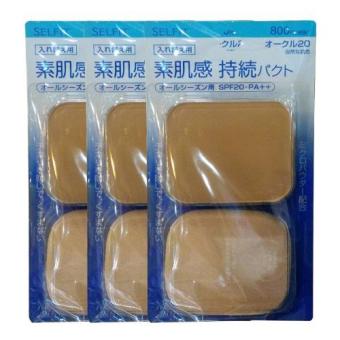 Shiseido Selfit Powder Foundation SPF 20 PA++ รีฟิว แป้งผสมรองพื้นเนียนบางที่ทาแล้วปกปิดอำพรางได้อย่างมหัศจรรย์ #20 (3 ชิ้น) Shiseido Selfit Powder Foundation SPF 20 PA++ รีฟิว แป้งผสมรองพื้นเนียนบางที่ทาแล้วปกปิดอำพรางได้อย่างมหัศจรรย์ #20 (3 ชิ้น)