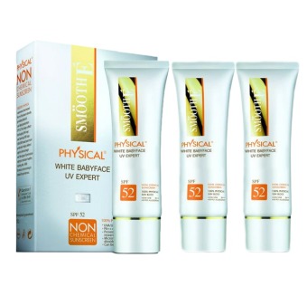 SMOOTH E Physical White Babyface UV Expert (white) 15 กรัม (3หลอด) SMOOTH E Physical White Babyface UV Expert (white) 15 กรัม (3หลอด)