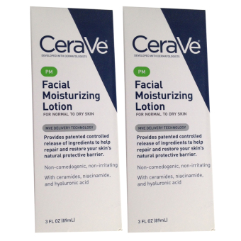 CeraVe Facial Moisturizing Lotion PM 89ml (สำหรับกลางคืน)( 2 กล่อง) CeraVe Facial Moisturizing Lotion PM 89ml (สำหรับกลางคืน)( 2 กล่อง)