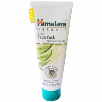 Himalaya Herbals Neem Face Pack 100มล (1หลอด) โคลนพอกผิวหน้า สำหรับลดความมันและสิวบนใบหน้า Himalaya Herbals Neem Face Pack 100มล (1หลอด) โคลนพอกผิวหน้า สำหรับลดความมันและสิวบนใบหน้า