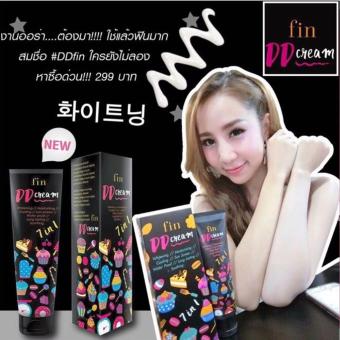 Fin DD Cream 7 in 1 ฟิน ดีดี ครีม 7 ประการ ครีม บอดี้ยูวี ไวท์เมจิก ครีมกันแดด สำหรับบำรุงผิวกาย เพิ่มความขาว สว่างกระจ่างใสให้ผิวทันทีที่ทา SPF 50 PA++ 2 ชิ้น Fin DD Cream 7 in 1 ฟิน ดีดี ครีม 7 ประการ ครีม บอดี้ยูวี ไวท์เมจิก ครีมกันแดด สำหรับบำรุงผิวกาย เพิ่มความขาว สว่างกระจ่างใสให้ผิวทันทีที่ทา SPF 50 PA++ 2 ชิ้น