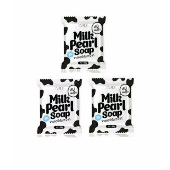 White Pearl Soap สบู่นมมุก มาส์คผิวขาวใส ( 65gX3) White Pearl Soap สบู่นมมุก มาส์คผิวขาวใส ( 65gX3)