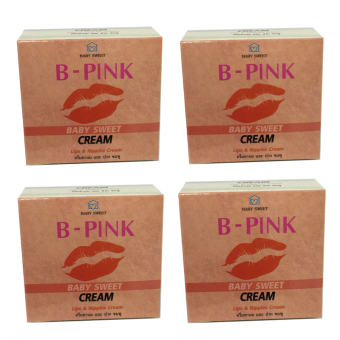 BABY SWEET B-Pink ครีมทาปากและหัวนมสีชมพู 5 กรัม 4 กระปุก BABY SWEET B-Pink ครีมทาปากและหัวนมสีชมพู 5 กรัม 4 กระปุก