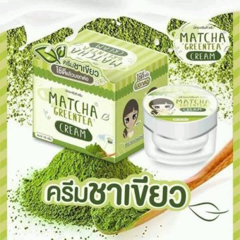 Matcha Green Tea Cream มัทชะ กรีนที ครีมชาเขียว ลดสิว ลดรอยด่างดำ หน้าใสอมชมพู ขนาด 10 กรัม (1 กล่อง) Matcha Green Tea Cream มัทชะ กรีนที ครีมชาเขียว ลดสิว ลดรอยด่างดำ หน้าใสอมชมพู ขนาด 10 กรัม (1 กล่อง)