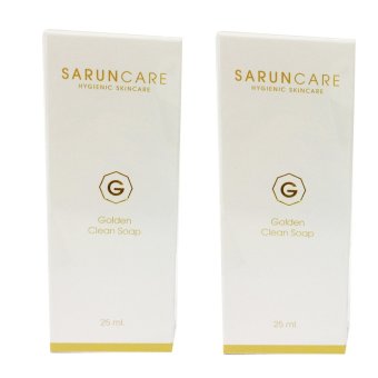 SARUNCARE GOLDEN CLEAN SOAP สบู่ทองคำ ทำความสะอาดผิวหน้า ให้ขาวใส ลดความมัน โอกาศการเกิดสิว SARUNCARE GOLDEN CLEAN SOAP สบู่ทองคำ ทำความสะอาดผิวหน้า ให้ขาวใส ลดความมัน โอกาศการเกิดสิว