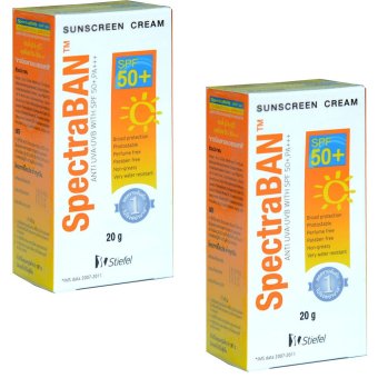 SpectraBan Sunscreen SPF 50 ครีมกันแดดสำหรับผิวหน้า (20 g.) (2 หลอด) SpectraBan Sunscreen SPF 50 ครีมกันแดดสำหรับผิวหน้า (20 g.) (2 หลอด)