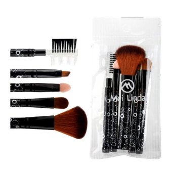 Mei Linda ชุดแปรงแต่งหน้า 5 pcs MD4098 รุ่น Sunflower (Black) Mei Linda ชุดแปรงแต่งหน้า 5 pcs MD4098 รุ่น Sunflower (Black)