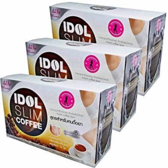Idol Slim Coffee กาแฟปรุงสำเร็จชนิดผง ไอดอล สลิม คอฟฟี่ บรรจุ10ซอง (3กล่อง) Idol Slim Coffee กาแฟปรุงสำเร็จชนิดผง ไอดอล สลิม คอฟฟี่ บรรจุ10ซอง (3กล่อง)