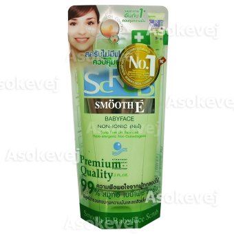 Smooth E Babyface Foam Scrub สมูทอี ไวท์ เบบี้เฟซ สครับ 2.2 OZ (66 กรัม) ( 1 หลอด) Smooth E Babyface Foam Scrub สมูทอี ไวท์ เบบี้เฟซ สครับ 2.2 OZ (66 กรัม) ( 1 หลอด)