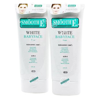 SMOOTH E White Baby Face Foam 6ออนซ์ แพ็คคู่ (ราคาสุดพิเศษ) SMOOTH E White Baby Face Foam 6ออนซ์ แพ็คคู่ (ราคาสุดพิเศษ)