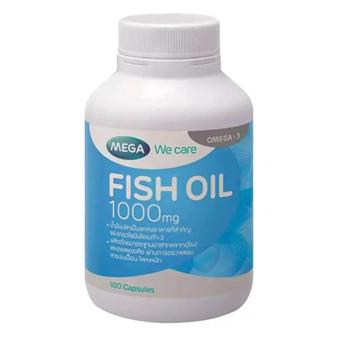 Mega We Care Fish Oil 1000mg 100เม็ด เพื่อสมองและความจำที่ดีเยี่ยม1ขวด Mega We Care Fish Oil 1000mg 100เม็ด เพื่อสมองและความจำที่ดีเยี่ยม1ขวด