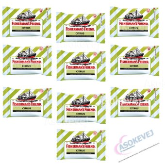 Fisherman's Friend Sugar Free Citrus Flavour Lozenges 25g (10ซอง) Fisherman's Friend Sugar Free Citrus Flavour Lozenges 25g (10ซอง)