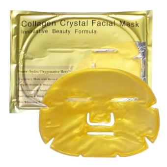 แพคคู่ แผ่นมาร์คหน้าทองคำ Collagen Crystal Facial Mask แพคคู่ แผ่นมาร์คหน้าทองคำ Collagen Crystal Facial Mask
