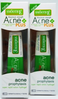 Smooth E Acne Hydrogel Plus 10 g x 2 หลอด สมูท อี แอคเน่ ไฮโดรเจนพลัส Smooth E Acne Hydrogel Plus 10 g x 2 หลอด สมูท อี แอคเน่ ไฮโดรเจนพลัส