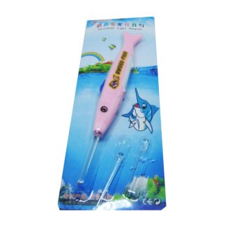 ไม้แคะหูมีไฟฉาย ป.ปลา สีชมพู LED Flashlight Earpick ไม้แคะหูมีไฟฉาย ป.ปลา สีชมพู LED Flashlight Earpick