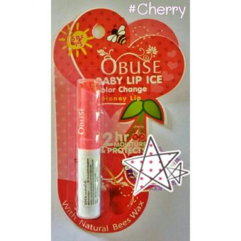 ลิปมันเปลี่ยนสีพร้อมกันแดดSPF15 กลิ่น Cherry 1 แท่ง 1.7กรัม ลิปมันเปลี่ยนสีพร้อมกันแดดSPF15 กลิ่น Cherry 1 แท่ง 1.7กรัม