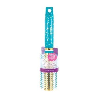 Goody หวีไดร์ Gelous Grips Patterned Monofilament Hot Round Brush (สีเขียว/ทอง) Goody หวีไดร์ Gelous Grips Patterned Monofilament Hot Round Brush (สีเขียว/ทอง)