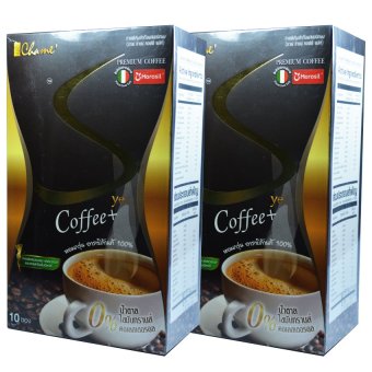 Chame' Sye Coffee Plus ชาเม่ ซายน์ กาแฟลดน้ำหนัก เกรดพรีเมี่ยม บรรจุ 10 ซอง (2 กล่อง) Chame' Sye Coffee Plus ชาเม่ ซายน์ กาแฟลดน้ำหนัก เกรดพรีเมี่ยม บรรจุ 10 ซอง (2 กล่อง)