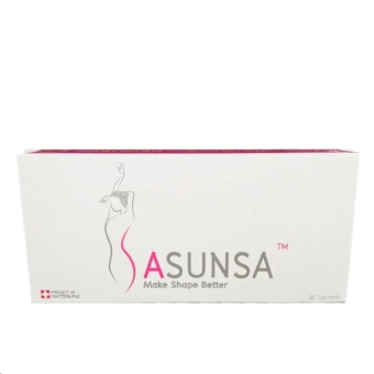 Sasunsa ซาซันซ่า กล่องใหม่ ผลิตภัณฑ์ลดน้ำหนัก 1 กล่อง (14 ซอง/กล่อง) Sasunsa ซาซันซ่า กล่องใหม่ ผลิตภัณฑ์ลดน้ำหนัก 1 กล่อง (14 ซอง/กล่อง)