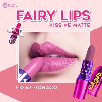 Fairy Lips no.67 Monaco (สีม่วงอมชมพู) Fairy Lips no.67 Monaco (สีม่วงอมชมพู)