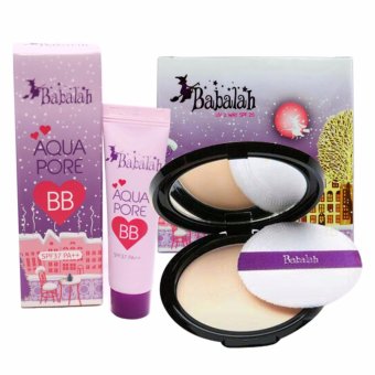 Babalah บาบาร่า แป้งเค้กทูเวย์ ผสมรองพื้น 2 Way 14 g. สำหรับผิวขาว (เบอร์ 1) แถมฟรี Babalah Aqua Pore BB SPF37 PA+++ บาบาร่า ครีมรองพื้น บีบีบาบาร่า อะควา พอร์ บีบี ขนาด 3g. มูลค่า 79 บาท Babalah บาบาร่า แป้งเค้กทูเวย์ ผสมรองพื้น 2 Way 14 g. สำหรับผิวขาว (เบอร์ 1) แถมฟรี Babalah Aqua Pore BB SPF37 PA+++ บาบาร่า ครีมรองพื้น บีบีบาบาร่า อะควา พอร์ บีบี ขนาด 3g. มูลค่า 79 บาท