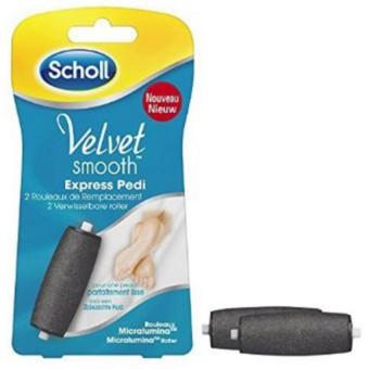 Scholl Velvet replacement roller heads ลูกกลิ้งขัดเท้า (1กล่อง/2ชิ้น) Scholl Velvet replacement roller heads ลูกกลิ้งขัดเท้า (1กล่อง/2ชิ้น)