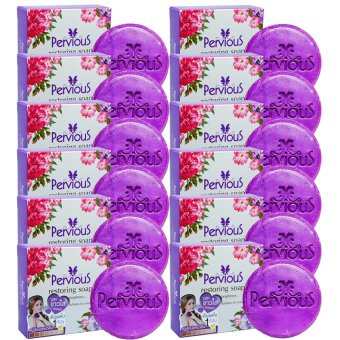 Pervious Restoring Soap สบู่กู้หนังหน้า เพอร์เวียส ไร้สิว ผิวออร่า เปลี่ยนผิวใหม่ในก้อนเดียว 100 กรัม (12 ก้อน) Pervious Restoring Soap สบู่กู้หนังหน้า เพอร์เวียส ไร้สิว ผิวออร่า เปลี่ยนผิวใหม่ในก้อนเดียว 100 กรัม (12 ก้อน)