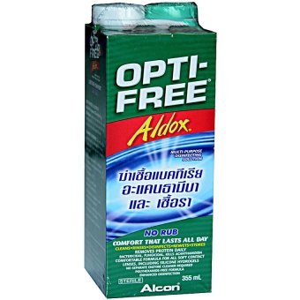 ALCONน้ำยาล้างคอนแทคเลนส์ออฟติ-ฟรี อัลดอกซ์355มล. 1ขวด ALCONน้ำยาล้างคอนแทคเลนส์ออฟติ-ฟรี อัลดอกซ์355มล. 1ขวด