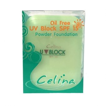 Celina UV Block SPF 15 Powder Foundation แป้งผสมรองพื้น สูตร Oil Free (ตลับรีฟิล) - #1 Celina UV Block SPF 15 Powder Foundation แป้งผสมรองพื้น สูตร Oil Free (ตลับรีฟิล) - #1