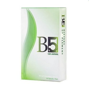 B5 slim อาหารเสริมลดน้ำหนัก กระชับสัดส่วน 30 แคปซูล (1 กล่อง) B5 slim อาหารเสริมลดน้ำหนัก กระชับสัดส่วน 30 แคปซูล (1 กล่อง)