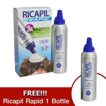 Ricapil Rapid ผลิตภัณฑ์บำรุงเส้นผมและหนังศีรษะ 200 ml.(แถมฟรี Ricapil Rapid 200 ml. 1 ขวด) Ricapil Rapid ผลิตภัณฑ์บำรุงเส้นผมและหนังศีรษะ 200 ml.(แถมฟรี Ricapil Rapid 200 ml. 1 ขวด)