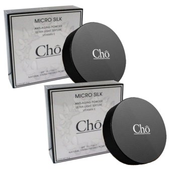 (M2-ผิวกลาง) CHO แป้งโช ไมโครซิลค์ แป้งพัฟหน้าเด็ก MICRO SILK ANTI-AGING POWDER 2 ตลับ (M2-ผิวกลาง) CHO แป้งโช ไมโครซิลค์ แป้งพัฟหน้าเด็ก MICRO SILK ANTI-AGING POWDER 2 ตลับ
