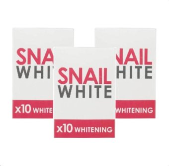 Snail White Soap x10 สบู่หอยทาก 3ก้อน Snail White Soap x10 สบู่หอยทาก 3ก้อน