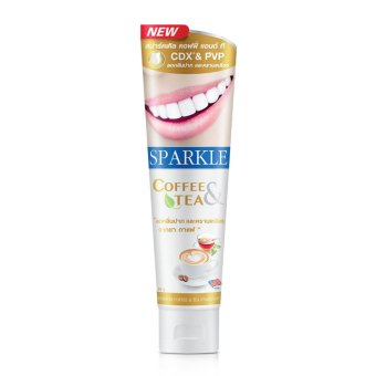 SPARKLE สปาร์คเคิล ยาสีฟันคอฟฟี่แอนด์ที 90 กรัม SPARKLE สปาร์คเคิล ยาสีฟันคอฟฟี่แอนด์ที 90 กรัม