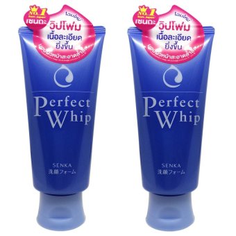 Shiseido Perfect Whip Foam โฟมล้างหน้า 120g (2 หลอด) Shiseido Perfect Whip Foam โฟมล้างหน้า 120g (2 หลอด)