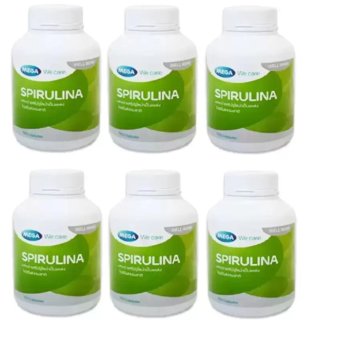 Mega We Care Spirulina 500mg 100เม็ด(6ขวด)สาหร่ายสไปรูลิน่า Mega We Care Spirulina 500mg 100เม็ด(6ขวด)สาหร่ายสไปรูลิน่า