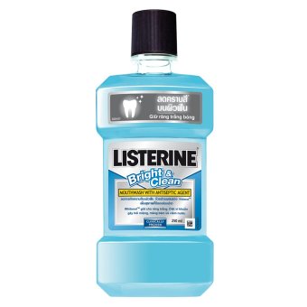 LISTERINE ลิสเตอรีนน้ำยาบ้วนปาก ไบรท์แอนคลีน 250 มล. LISTERINE ลิสเตอรีนน้ำยาบ้วนปาก ไบรท์แอนคลีน 250 มล.