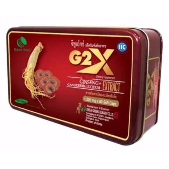 Linhzhimin G2X สารสกัดจากโสมและเห็ดหลินจือ เสริมสร้างภูมิต้านทาน ชะลอความแก่ บำรุงร่างกาย 1,020mg. บรรจุ 60 แคปซูล(1 กล่อง) Linhzhimin G2X สารสกัดจากโสมและเห็ดหลินจือ เสริมสร้างภูมิต้านทาน ชะลอความแก่ บำรุงร่างกาย 1,020mg. บรรจุ 60 แคปซูล(1 กล่อง)