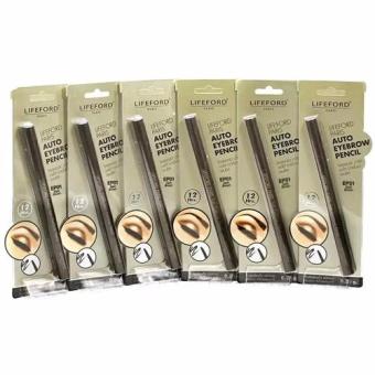 Lifeford Paris Auto Eyebrow pencil 0.25g. (สี EP01 Dark Brown) 6 ชิ้น(น้ำตาลเข้ม) Lifeford Paris Auto Eyebrow pencil 0.25g. (สี EP01 Dark Brown) 6 ชิ้น(น้ำตาลเข้ม)