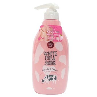Cathy Doll ครีมอาบน้ำผสมโปรตีนน้ำนมผสมสตอเบอรี่ขาว Body Bath Cream 450Ml White Milk Shine 1 ชิ้น Cathy Doll ครีมอาบน้ำผสมโปรตีนน้ำนมผสมสตอเบอรี่ขาว Body Bath Cream 450Ml White Milk Shine 1 ชิ้น