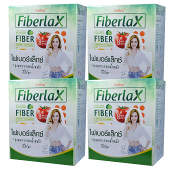 Verena Fiberlax (ไฟเบอร์แล็กซ์) ผลิตภัณฑ์เสริมอาหารล้างสารพิษในลำไส้ กระตุ้นระบบขับถ่าย (10 ซอง) x4 กล่อง Verena Fiberlax (ไฟเบอร์แล็กซ์) ผลิตภัณฑ์เสริมอาหารล้างสารพิษในลำไส้ กระตุ้นระบบขับถ่าย (10 ซอง) x4 กล่อง