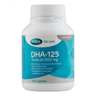 Mega We Care DHA-125 Tuna Oil 100แคปซูล Mega We Care DHA-125 Tuna Oil 100แคปซูล