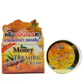 ครีมขมิ้นไพรสด มันนี่ Turmeric Cream by Money 5 g. รักษารอยสิว ฝ้า กระ จุดด่างดำ ครีมขมิ้นไพรสด มันนี่ Turmeric Cream by Money 5 g. รักษารอยสิว ฝ้า กระ จุดด่างดำ