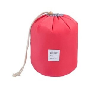 Smartshopping กระเป๋าเก็บเครื่องสำอางค์ แบบพกพา ทรงกลม (สีชมพูเข้ม) Smartshopping กระเป๋าเก็บเครื่องสำอางค์ แบบพกพา ทรงกลม (สีชมพูเข้ม)