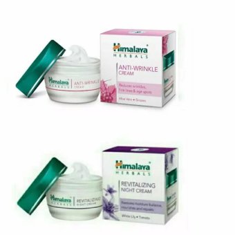 แพคคู่ Himalaya Anti-Wrinkle Cream 50g& Himalaya Revitalizing Night cream 50g.ชุดผิวสวย แพคคู่ Himalaya Anti-Wrinkle Cream 50g& Himalaya Revitalizing Night cream 50g.ชุดผิวสวย