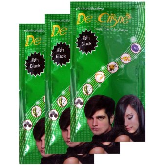 ย้อมผม ปลูกผม บำรุงผม 3in1 สูตรสมุนไพร Magic Hair Color Shampoo 3ซอง(Black) ย้อมผม ปลูกผม บำรุงผม 3in1 สูตรสมุนไพร Magic Hair Color Shampoo 3ซอง(Black)