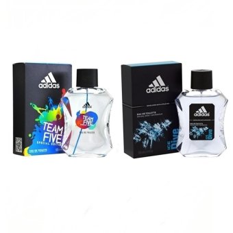 Adidas Team Five Special Edition 100 ml.+Adidas Ice Dive Adidas for men EDT 100 ml พร้อมกล่อง Adidas Team Five Special Edition 100 ml.+Adidas Ice Dive Adidas for men EDT 100 ml พร้อมกล่อง