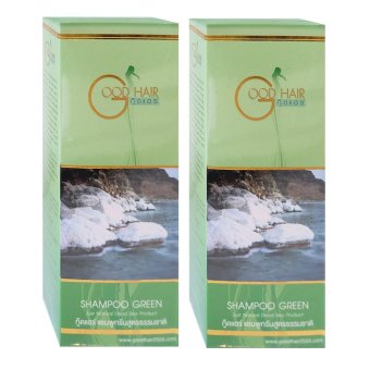 Good Hair Shampoo Green 220ml (แชมพู2ขวด) Good Hair Shampoo Green 220ml (แชมพู2ขวด)