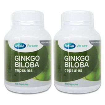 Mega We Care Ginkgo Biloba สารสกัดจากใบแป๊ะก๊วย (2 กระปุก) Mega We Care Ginkgo Biloba สารสกัดจากใบแป๊ะก๊วย (2 กระปุก)