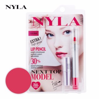 ลิปสติก NYLA Pencilสี Fire Red ลิปสติก NYLA Pencilสี Fire Red